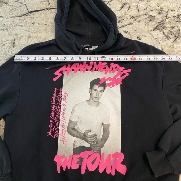 Shawn Mendes The Tour‎ Black Hoodie - Picture 7 of 7